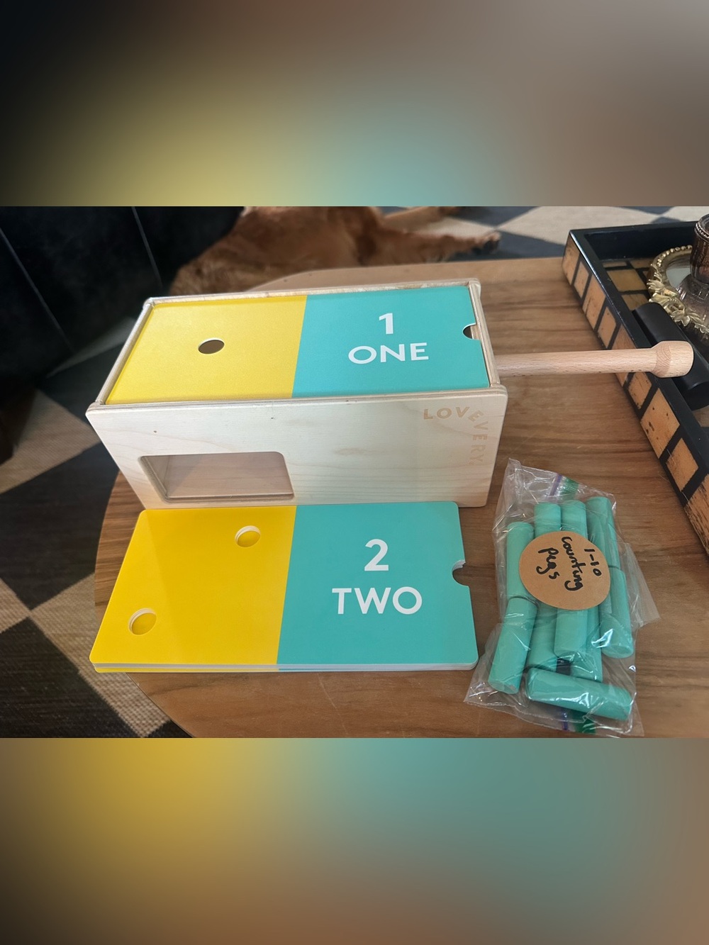 Lovevery counting game wooden
